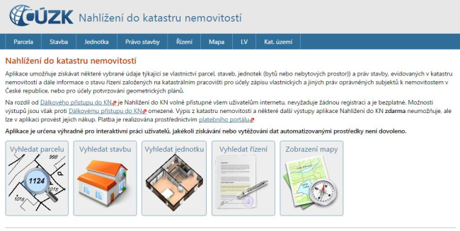 katastr návod