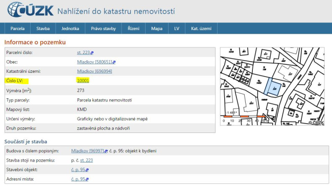 katastr návod